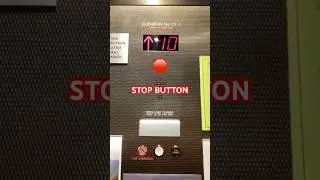 🛑 Pressing The STOP Button In Elevator 🛗 🇺🇸 #shorts #elevator