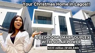 SMART 4 BEDROOM DUPLEX WITH SOLAR POWER | AJAH, LEKKI LAGOS | N210 million ($143,900)