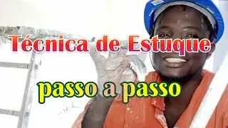 Técnica de estuque .como Estucar Sua casa. pintura fácil