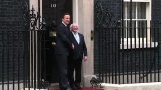 Irish President meets David Cameron on historic state visit