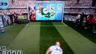 Leeds United fans on Soccer AM, playing the car park game.