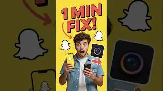 Snapchat Filters Nahi Aa Rahe? 😱 | Snapchat Camera Problem Fix in 1 Minute!