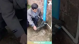 Rubber boots at drain pipes prevent wall erosion! #tips #wisdom