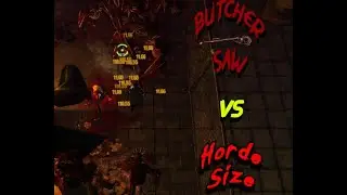 Butcher Saw Vs Horde Size In Death Row