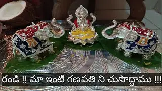 Vinayaka chavithi 22-08-2020 | Festival at my home | Pushyami's diary