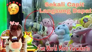 Sekali Capit dapat | Capit Boneka Funworld Moro Mall Purwokerto