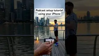 Podcast setup tutorial using iPhone and Detail app | How to record & edit video with just your phone