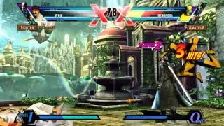 ULTIMATE MARVEL VS. CAPCOM 3 Online Rank Deadpool Dante Frank West win