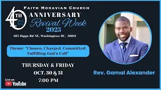 Week of Revival (Friday): Pastor Gamal Alexander (10.31.2025)