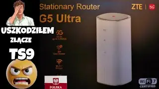 ZTE G5 ULTRA WYŁAMANE GNIAZDO TS9   ZTE G5 ULTRA BROKEN TS9 SOCKET