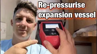 How to re-pressurise a expansion vessel! Prv dripping!