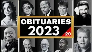 Шокирующий список из 22 известных людей, умерших в 2023 году.