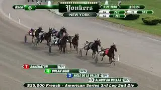 26/8/18, Yonkers - 6&egrave;me course - 2.413m - 35.000$