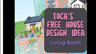 #TocaBoca Free House 🏡 Living Room Design 🛋️🪴🏠