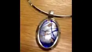 Blue Pendant Necklace : ISWDYS