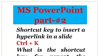 Computer PowerPoint one-liners questions and answers part-2, computer gk#computer #osssc #banking