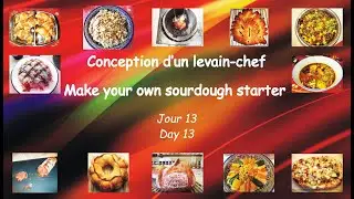 Make your own Sourdough Starter -- Day 13 / Confection d'un levain-chef -- jour 13