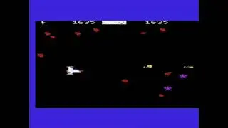 Meteor Run (Commodore VIC-20, PAL). Score: 4 245 #commodorevic20 #commodore #shmup #retrogaming