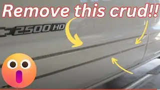 How to remove glue residue - painted surface