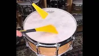 Columbus Percussion Demo - PROMARK LIGHT YELLOW NYLON BRUSH 5B - NEW FOR 2023 - PMNB5B