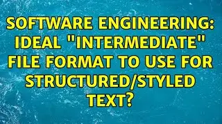 Software Engineering: Ideal 