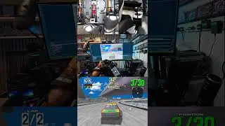 Daytona USA (Hard) - Classic retro racers on modern sim gear with POV #SEGA #DaytonaUSA