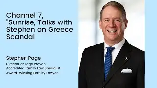 Stephen Page on Channel 7 on Greece Surrogacy Scandal