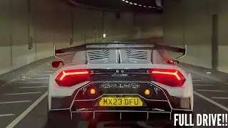 CRAZY Lamborghini Huracan STO Drive! *PURE V10 ACCELERATIONS* TUNNEL Drive & Public Reactions!