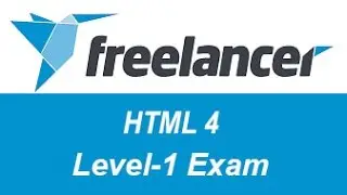Freelancer.com HTML 4 Level-1 Test Answers