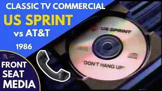 US Sprint vs ATT Long Distance Phone Calls Classic TV Commercial 1986