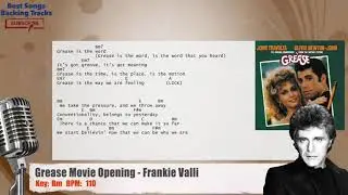 🎙 Grease Movie Opening - Frankie Valli Vocal Backing Track with chords and lyrics