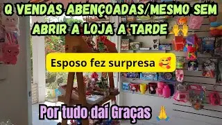 Q VENDAS ABENÇOADAS 🙌/JÁ ESTAVA COM SAUDADES D FAZER VENDAS ASSIM🤭 ESPOSO FEZ SURPRESA 🥰