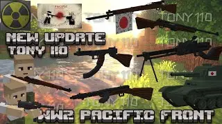 WW2 Pacific Front V:1.0 ww2 guns Addon MCPE 1.21.100