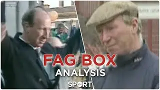 Jack Charlton shows wrong game for video analysis session, uses fag box instead