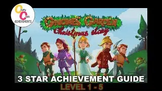 Gnomes Garden Christmas Story Level 1-5 - 3 Star Achievement Guide Walkthrough