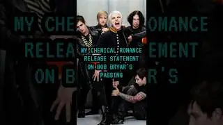 My Chemical Romance Make Statement regarding drummer Bob Bryar&rsquo;s death #mychemicalromance #bobbryar
