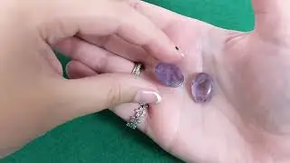 Purple Smooth Fluorite 13mm x 18mm Calibrated Oval Cabochons Pack Of 2