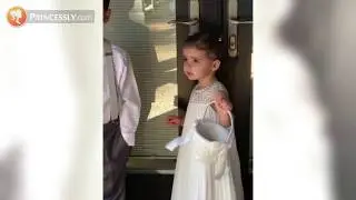 Blush Pink Chiffon Flower Girl Dresses | Princessly Dresses
