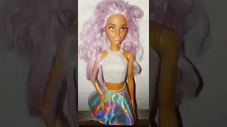 Barbie Fashionista Purple Curly Hair
