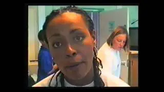 Rio from GLADIATORS interviewed opening West Wight Sports Centre, July 2000 - from WIGHTvid