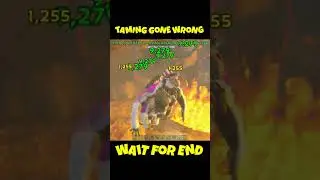 Taming Gone Wrong In ARK 🔥 ARK Primal Fear Redwood Survival #ark #viralshorts #arksurvival