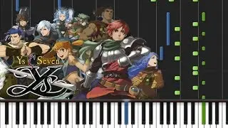 Ys Seven - Lost Harmony Among People [Synthesia Tutorial]