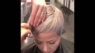 Short Pixie Haircut Tutorial #2023 #shortpixiehair #youtubeshorts
