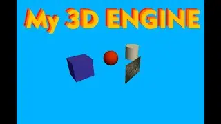 My 3D ENGINE || texturing || new Matte effect