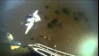 Audio del avión que cayó en el Río de la Plata