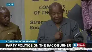 Coalition Government | Party politics on the back-burner