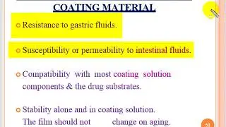 Tablet film and enteric coating II method, purpose, composition and much more