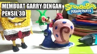 3D pen creation garry|||membuat garry menggunakan pensil 3d - spongebob squarepants by Ed