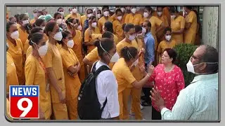 Health staff in Ludhiana stage protest over payment & working hours