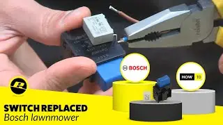 Bosch Electric Lawn Mower Switch Repair - EASY Lawnmower Fix!